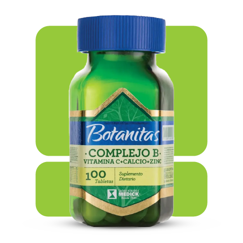 Complejo B + Vitamina C, Calcio y Zinc